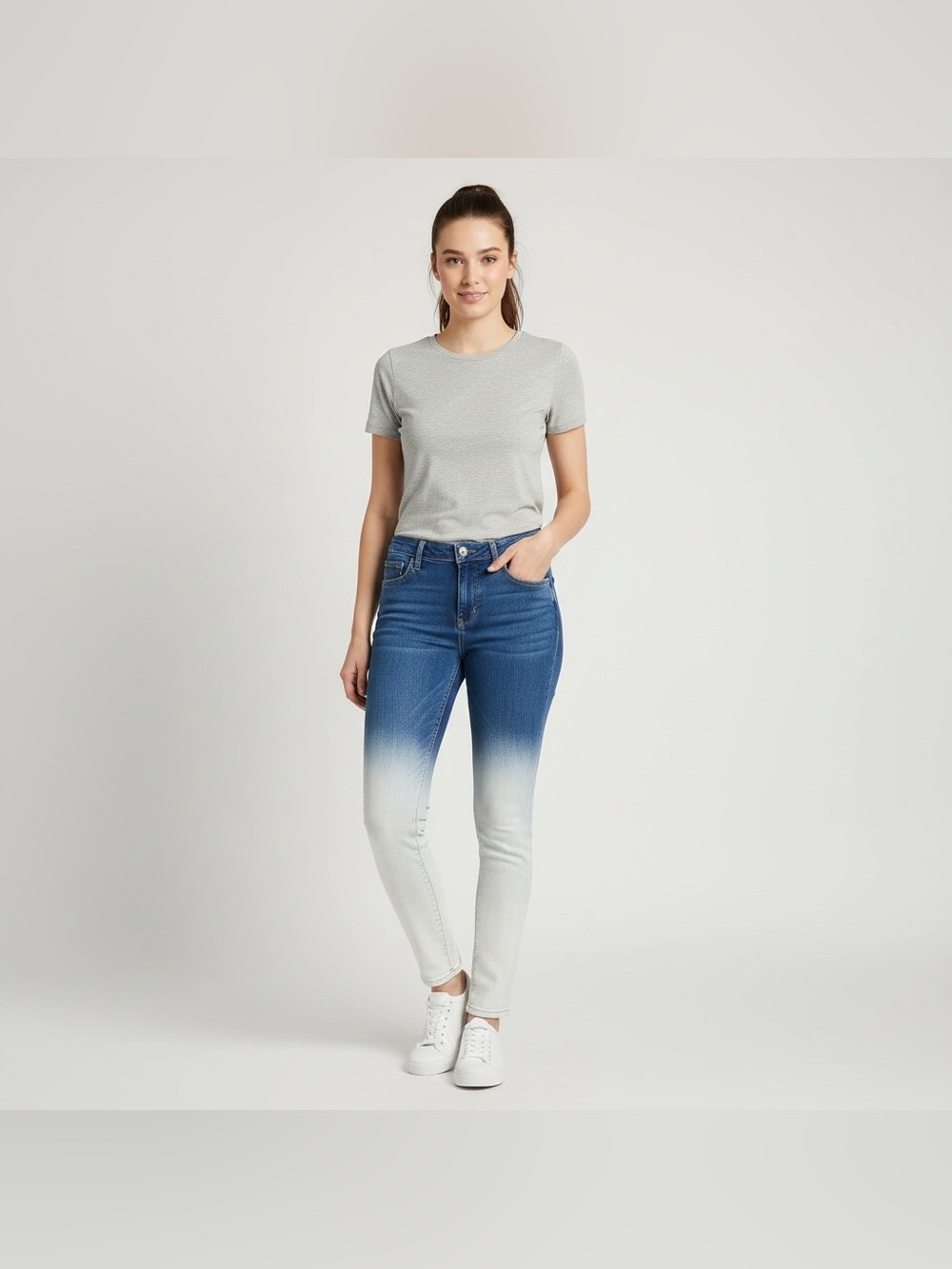 Ladies Ombré Two Toned Jeans By Allen B Schwartz